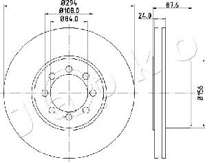 Japko 610228 - Əyləc Diski furqanavto.az