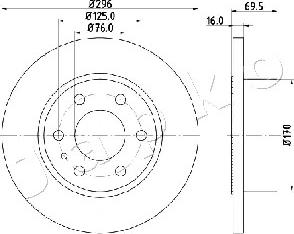 Japko 610227 - Əyləc Diski furqanavto.az