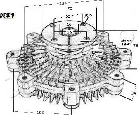 Japko 36K01 - Debriyaj, radiator ventilyatoru furqanavto.az