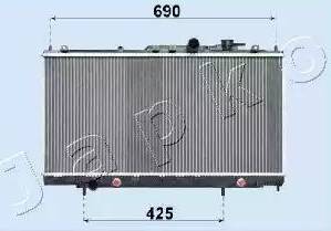 Japko RDA183018 - Radiator, mühərrikin soyudulması furqanavto.az