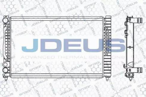 Jdeus 001M07 - Radiator, mühərrikin soyudulması furqanavto.az