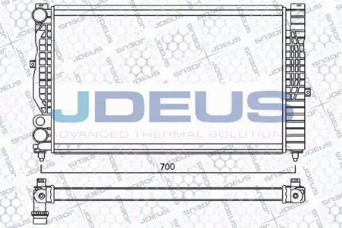 Jdeus 001M20 - Radiator, mühərrikin soyudulması furqanavto.az