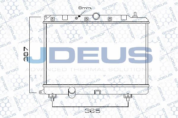 Jdeus 002M02 - Radiator, mühərrikin soyudulması furqanavto.az