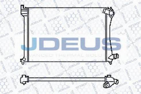 Jdeus 007M50 - Radiator, mühərrikin soyudulması furqanavto.az