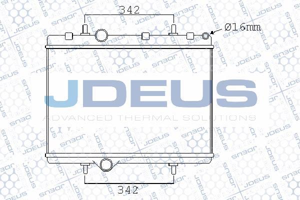 Jdeus 007M58 - Radiator, mühərrikin soyudulması furqanavto.az