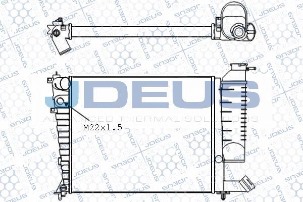 Jdeus 007M22 - Radiator, mühərrikin soyudulması furqanavto.az
