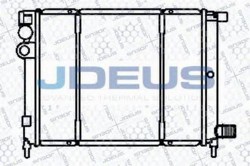 Jdeus 007V26 - Radiator, mühərrikin soyudulması furqanavto.az