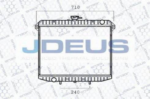 Jdeus 019B15 - Radiator, mühərrikin soyudulması furqanavto.az