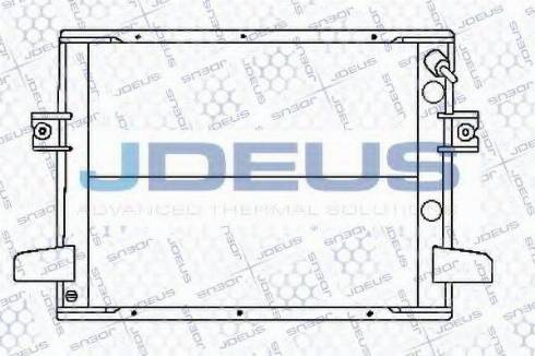 Jdeus 014V01 - Radiator, mühərrikin soyudulması furqanavto.az