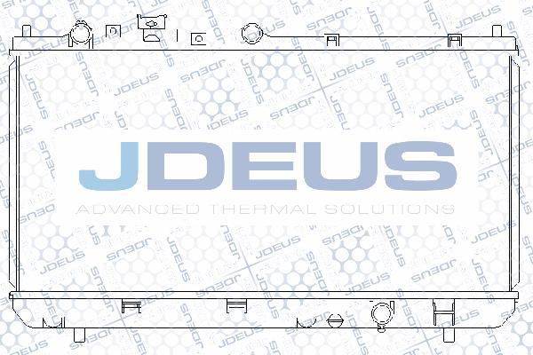 Jdeus 016M12 - Radiator, mühərrikin soyudulması furqanavto.az