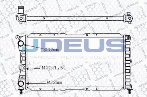 Jdeus 011V33 - Radiator, mühərrikin soyudulması furqanavto.az