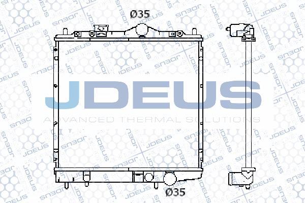 Jdeus 018M07 - Radiator, mühərrikin soyudulması furqanavto.az