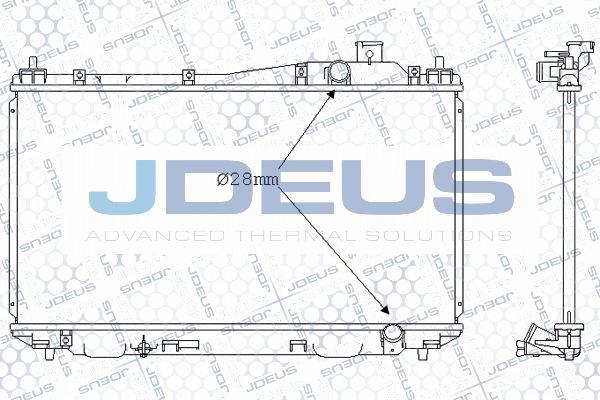 Jdeus 013M24 - Radiator, mühərrikin soyudulması furqanavto.az