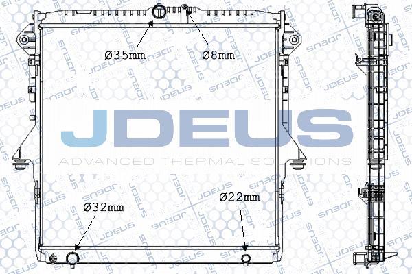 Jdeus 012M41 - Radiator, mühərrikin soyudulması furqanavto.az