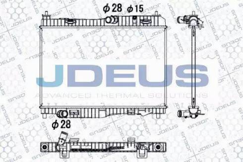 Jdeus 012M36 - Radiator, mühərrikin soyudulması furqanavto.az