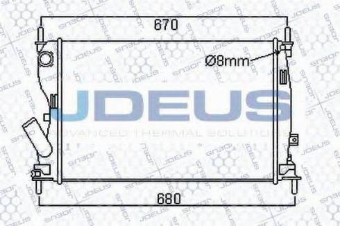 Jdeus 012M27 - Radiator, mühərrikin soyudulması furqanavto.az