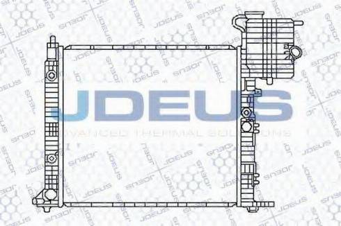 Jdeus 017B15 - Radiator, mühərrikin soyudulması furqanavto.az