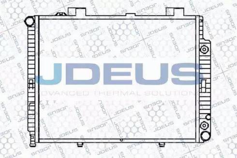 Jdeus 017M34 - Radiator, mühərrikin soyudulması furqanavto.az