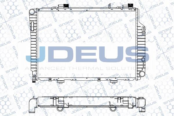 Jdeus 017M32A - Radiator, mühərrikin soyudulması furqanavto.az