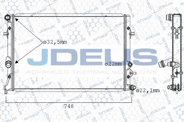 Jdeus 030M55 - Radiator, mühərrikin soyudulması furqanavto.az