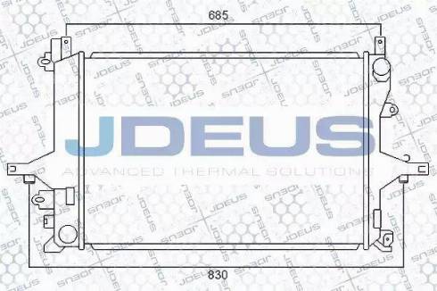 Jdeus 031M10 - Radiator, mühərrikin soyudulması furqanavto.az