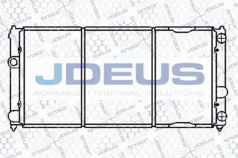 Jdeus 025E15 - Radiator, mühərrikin soyudulması furqanavto.az