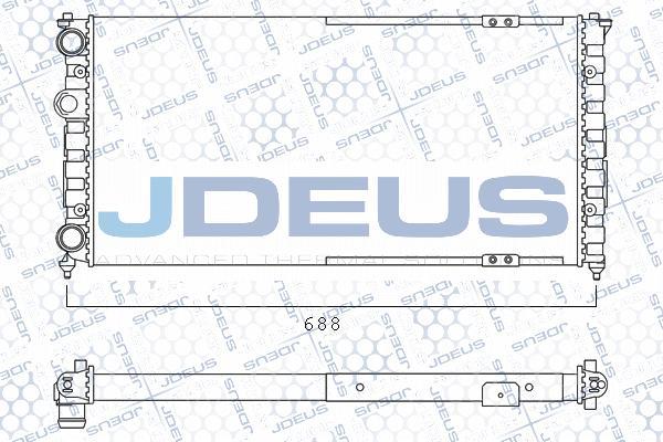 Jdeus 025M19 - Radiator, mühərrikin soyudulması furqanavto.az