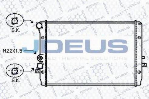 Jdeus 025M28 - Radiator, mühərrikin soyudulması furqanavto.az