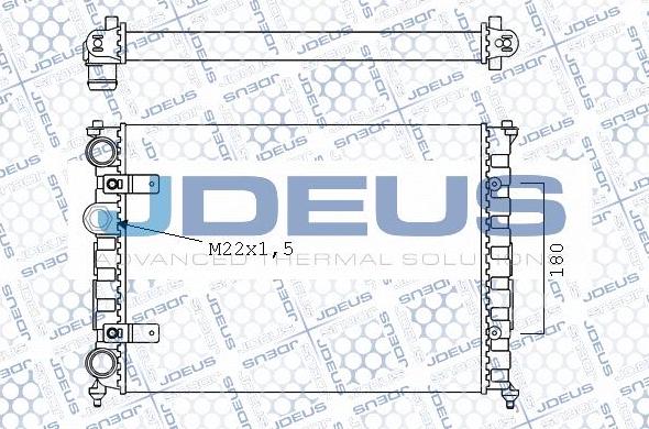 Jdeus 025V10 - Radiator, mühərrikin soyudulması furqanavto.az