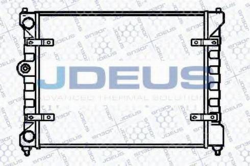 Jdeus 025V11 - Radiator, mühərrikin soyudulması furqanavto.az
