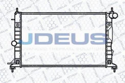 Jdeus 020M53 - Radiator, mühərrikin soyudulması furqanavto.az