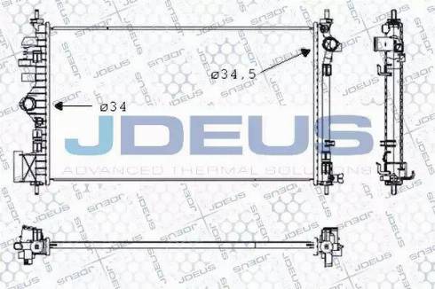 Jdeus 020M67 - Radiator, mühərrikin soyudulması furqanavto.az