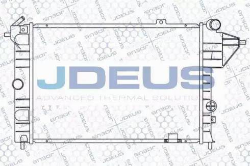 Jdeus 020M16 - Radiator, mühərrikin soyudulması furqanavto.az