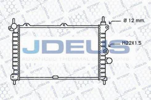 Jdeus 020M10 - Radiator, mühərrikin soyudulması furqanavto.az
