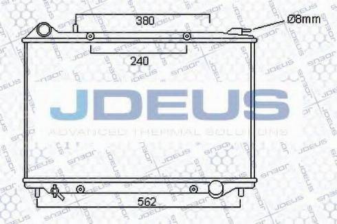 Jdeus 020M34 - Radiator, mühərrikin soyudulması furqanavto.az