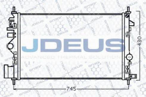 Jdeus 020M71 - Radiator, mühərrikin soyudulması furqanavto.az