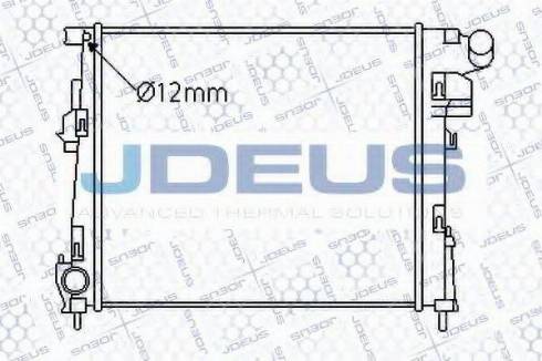 Jdeus 020M73 - Radiator, mühərrikin soyudulması furqanavto.az