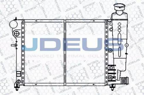 Jdeus 021E18 - Radiator, mühərrikin soyudulması furqanavto.az