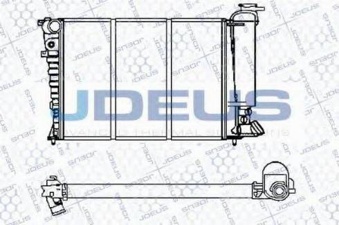 Jdeus 021E34 - Radiator, mühərrikin soyudulması furqanavto.az