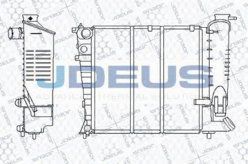Jdeus 021E30 - Radiator, mühərrikin soyudulması furqanavto.az