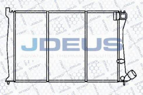 Jdeus 021E32 - Radiator, mühərrikin soyudulması furqanavto.az