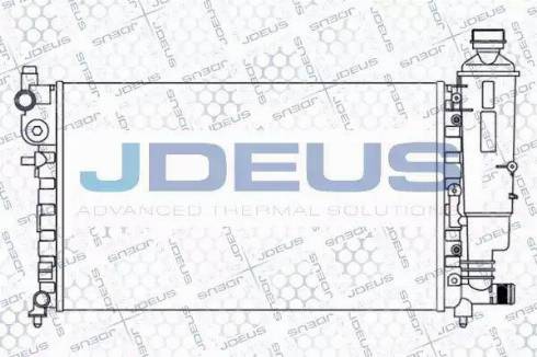 Jdeus 021E29 - Radiator, mühərrikin soyudulması furqanavto.az