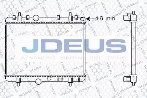 Jdeus 021M49 - Radiator, mühərrikin soyudulması furqanavto.az