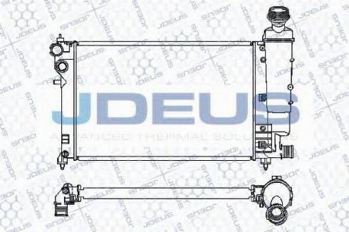 Jdeus 021M45 - Radiator, mühərrikin soyudulması furqanavto.az
