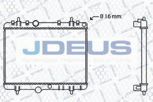 Jdeus 021M48 - Radiator, mühərrikin soyudulması furqanavto.az