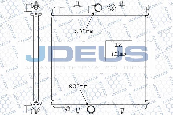 Jdeus 021M36 - Radiator, mühərrikin soyudulması furqanavto.az