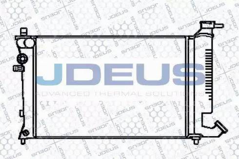 Jdeus 021V16 - Radiator, mühərrikin soyudulması furqanavto.az
