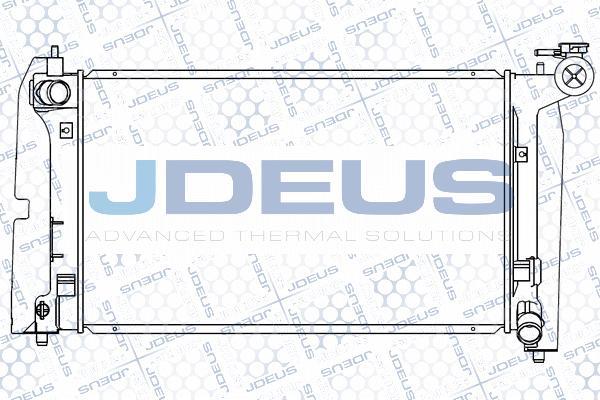 Jdeus 028M57 - Radiator, mühərrikin soyudulması furqanavto.az