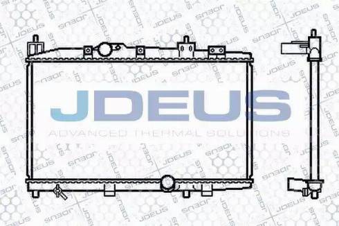 Jdeus 028M63 - Radiator, mühərrikin soyudulması furqanavto.az