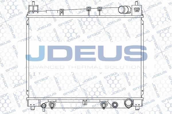 Jdeus 028M89 - Radiator, mühərrikin soyudulması furqanavto.az